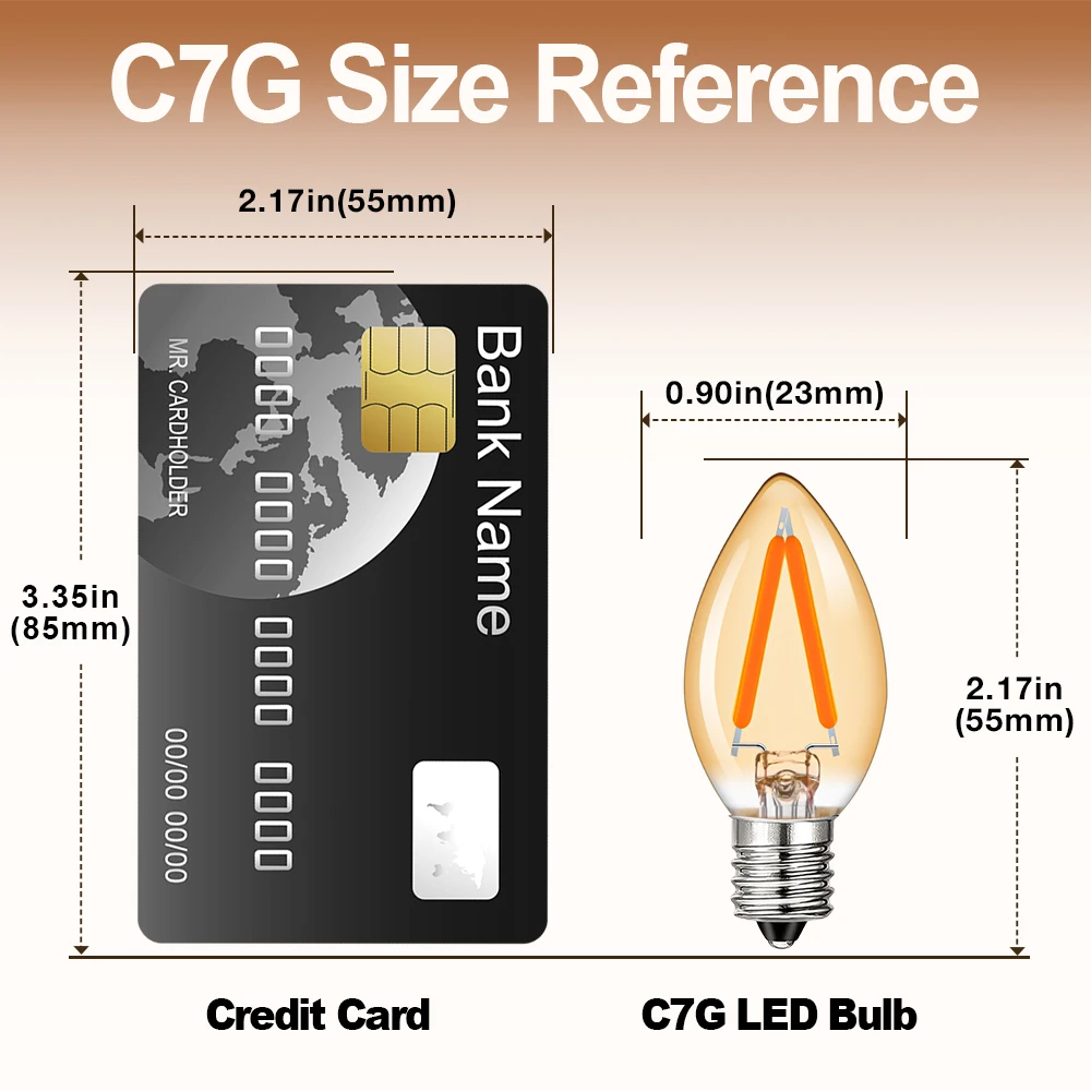 Imagem -04 - Quente Branco Comercial Grade Vela Lâmpadas Lâmpada Led de Substituição Férias Vela Lâmpadas c7 E14 E12 Candelabro Base Pcs