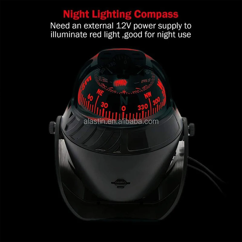 12 فولت البحر البحرية LED البوصلة يخت السفينة بحري قارب الصيد البوصلة