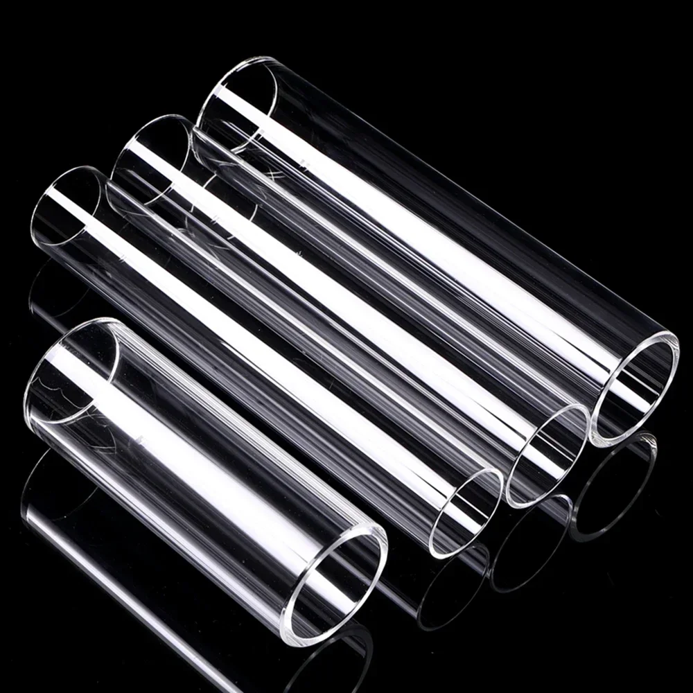 

10x6x100mm Customized Clear Quartz pipe Glass Tube DIY lab accessories