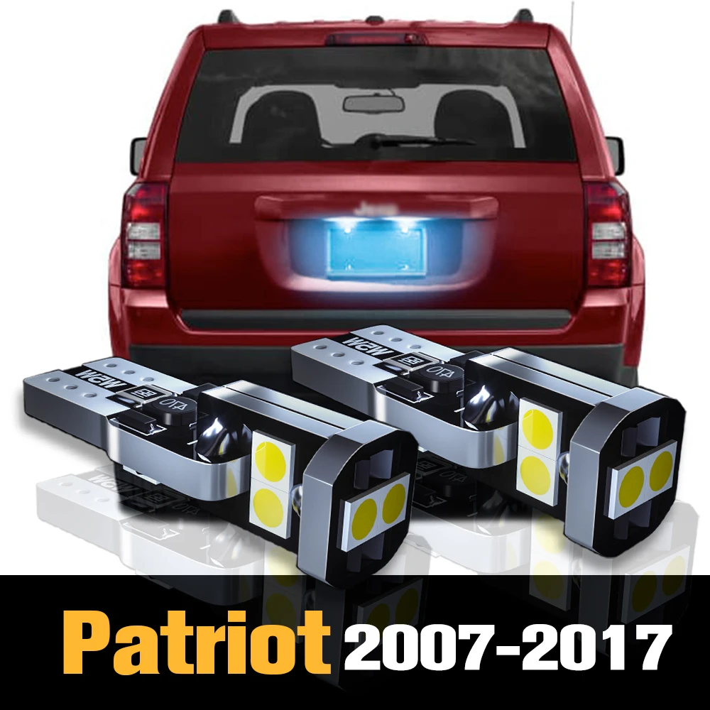 

2pcs Canbus LED License Plate Light Lamp Accessories For Jeep Patriot 2007 2008 2009 2010 2011 2012 2013 2014 2015 2016 2017