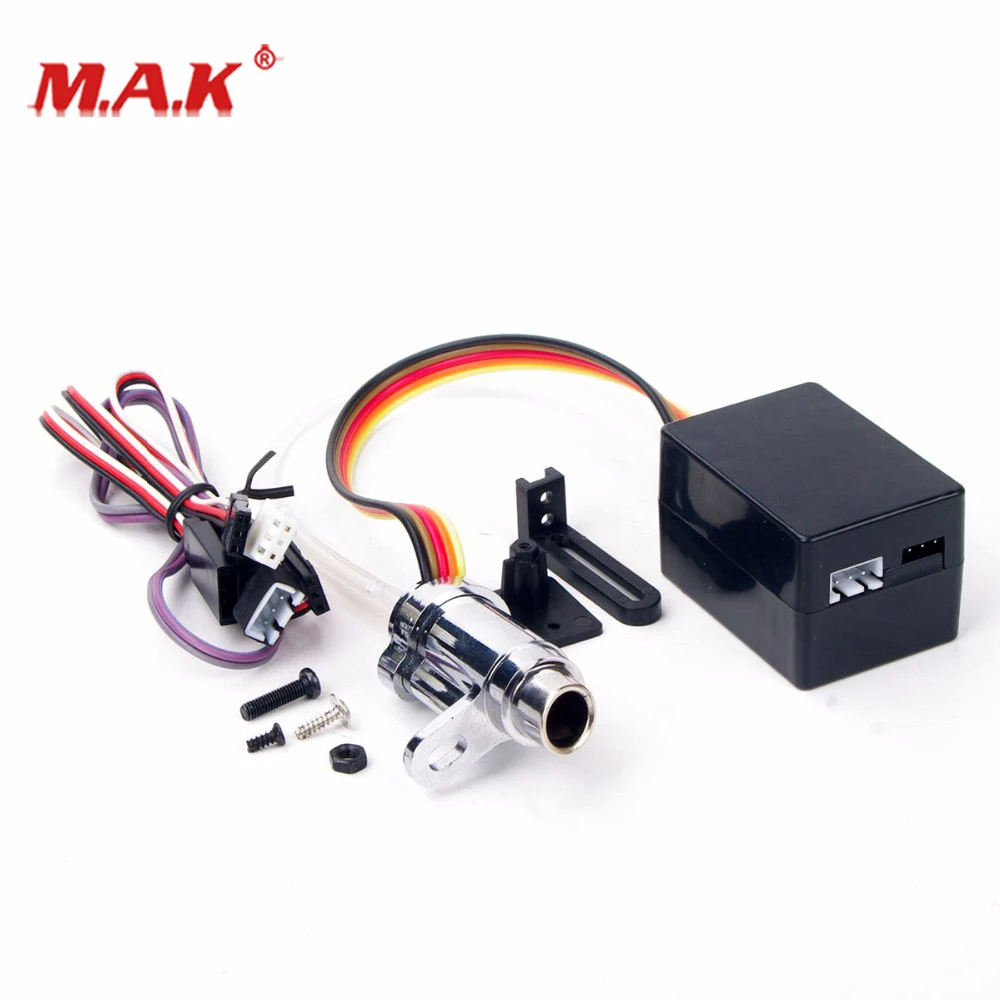 1/10 Scale Electronic Simulation Smoking Exhaust Pipe Tubing Parts Fit 1/10 RC Car Boats Model Toys Accessory