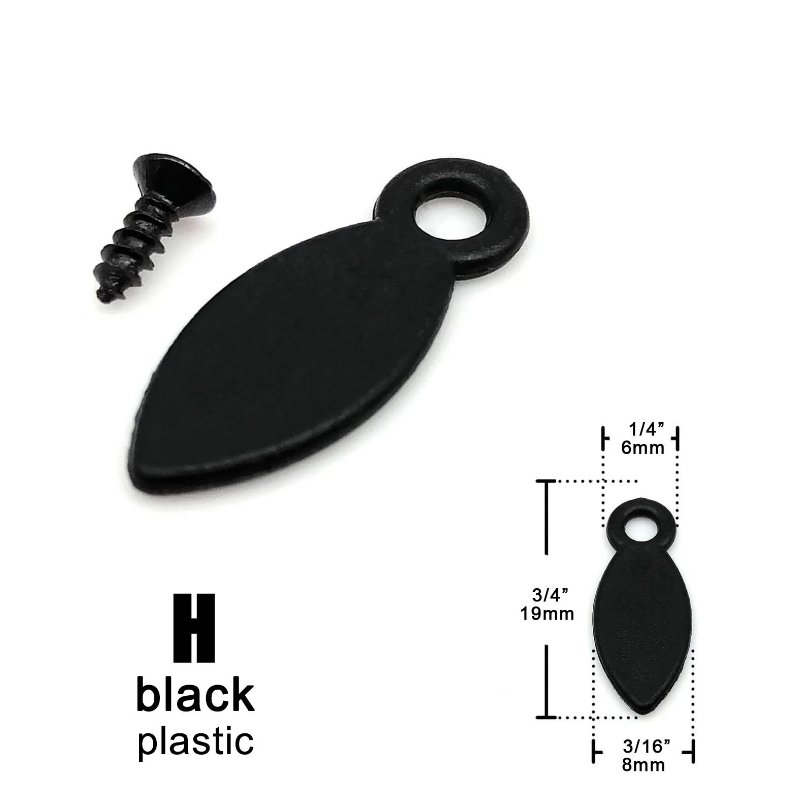 50 Stück Golden Black Clear Metal Plastic Picture Photo Mirror Scrapbook Frame Backboard Turnbutton Turn Button Rotating Fixing Brad – Detail 9