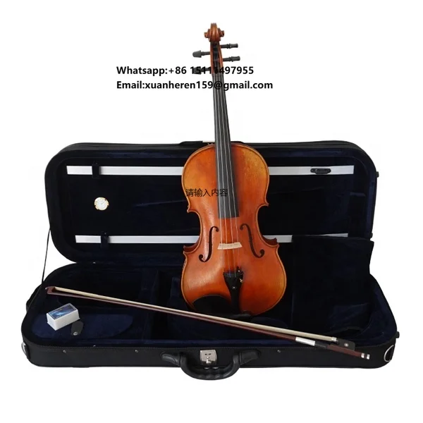Hot Sale Oil Painting and Antique Finish Handmade Professional Viola with Free case and Bow
