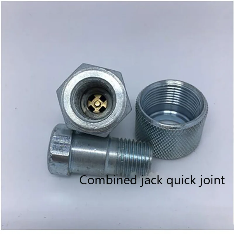 Separated Jack Oil Pipe Connector Sheet Metal Top Butt Joint Quick Combination Screw High Pressure Oil Pipe Connector Accessorie