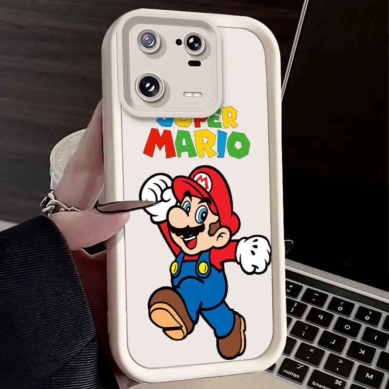 M-Marios Bros Case for Xiaomi Redmi Note 13 12 Pro Plus 4G 5G 13C 12C Turbo 11 11S 10 10S 9 10A 10C 9C A2 A1 Back Silicone Cover