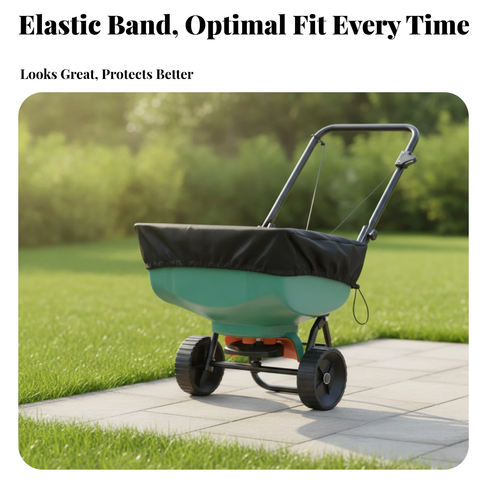 Broadcast Spreader Cover 600D Waterproof Spreader Cover