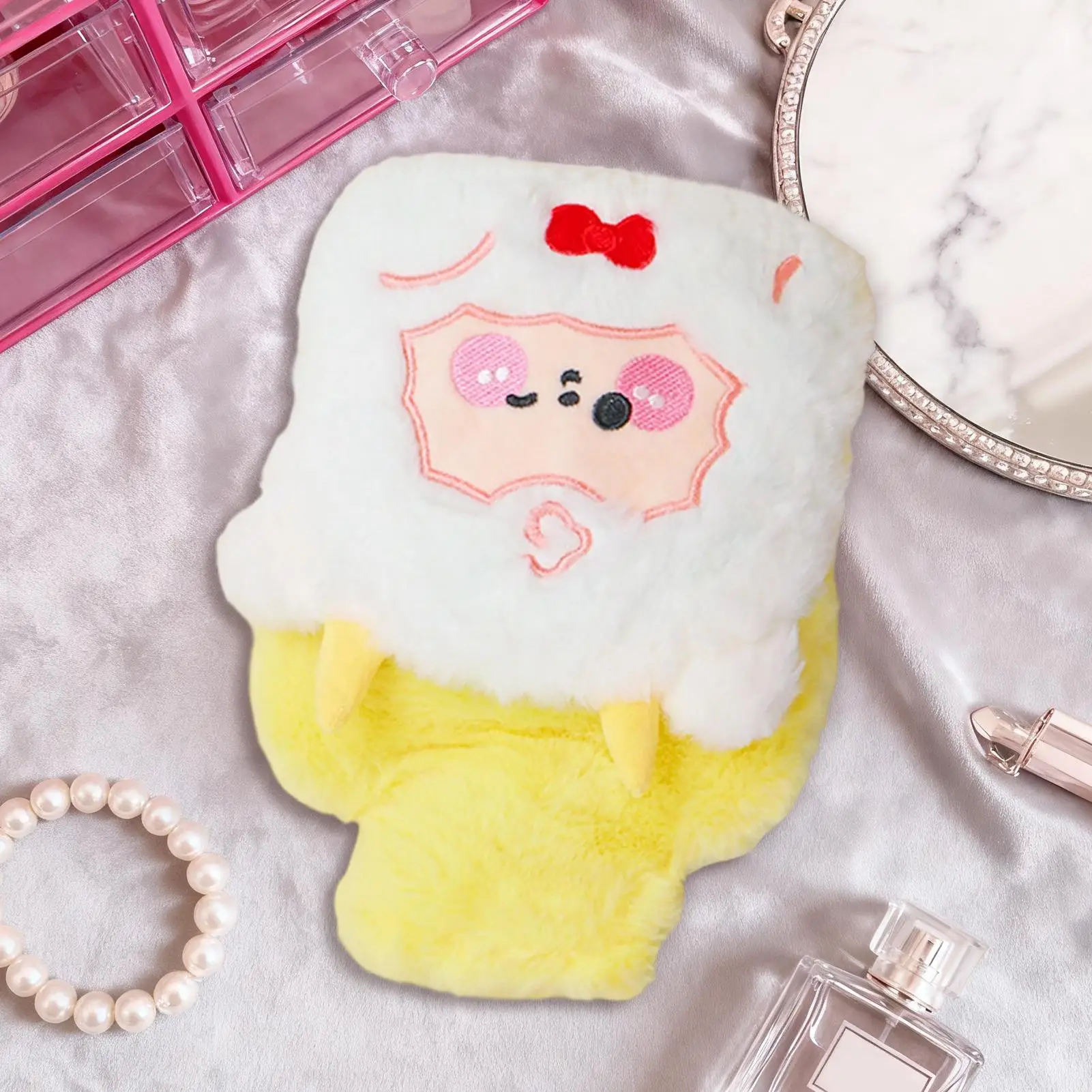 Hot Water Bottle With Cover Plush Hand Foot Warmer Heating Water Bottle For Women Men Student Child Menstrual Period Abdomen
