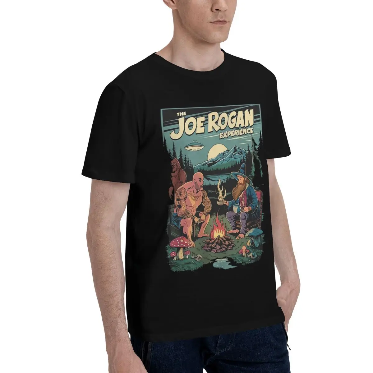 Joe Rogan Duncan Trussell Comic Book Art Podcast 100% Cotton Casual Breathable Confortable T Shirt Mens Designer Clothes Funny