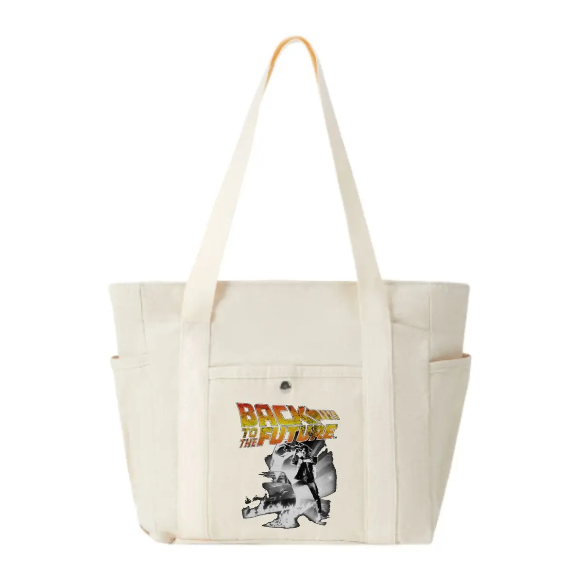 Back Future Again Retro Spirit  Layered Multi-Pocket Shoulder Bag Women's Minimalist Commuter Storage Bag