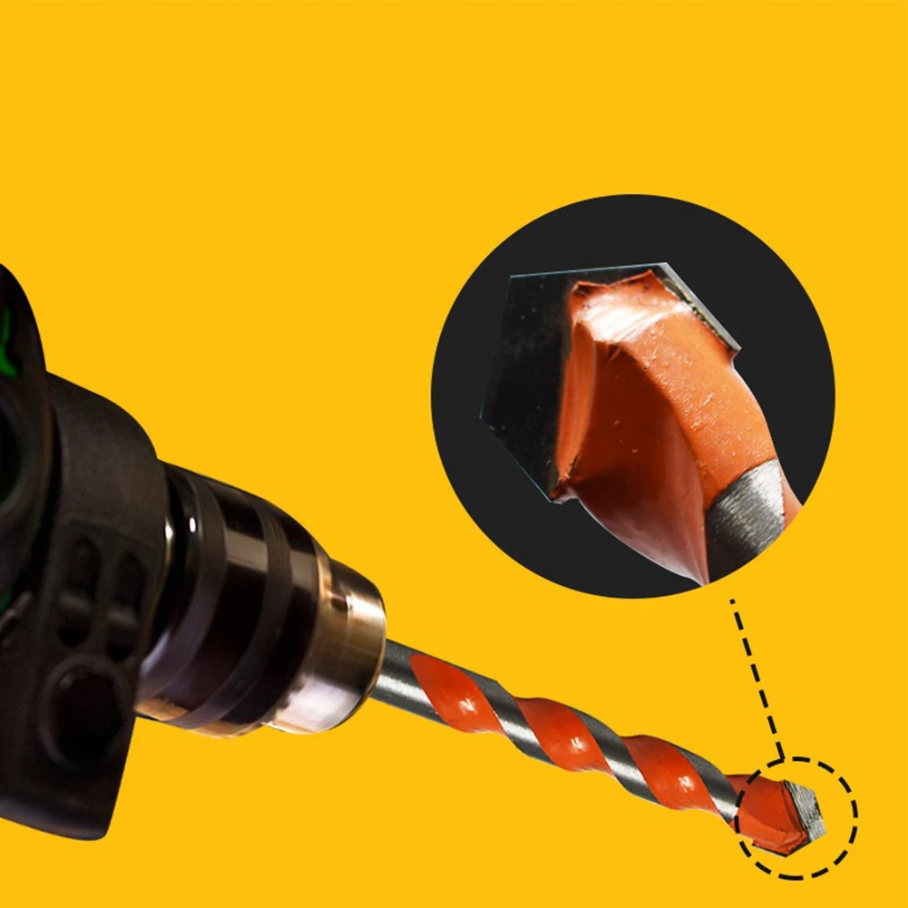 5PCS Multifunction Triangle Drill Bits 3-12mm Diameter Ceramic Wall Glass Punching Hole Carbide Drill Bits Power Tool Parts