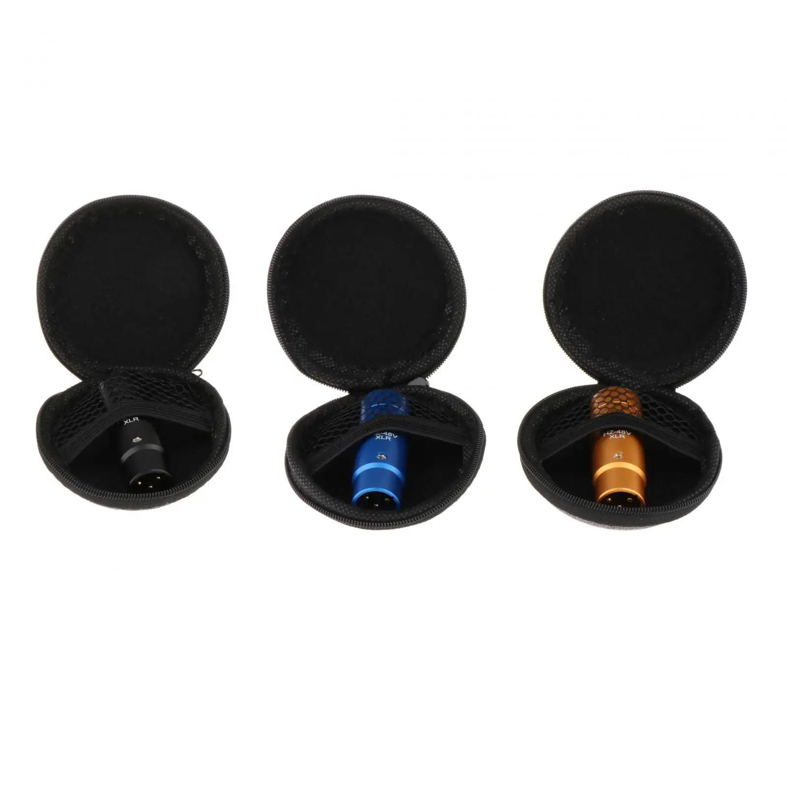 Metal Phantom Power Adapter 3pin XLR Mic Converter for Lavalier Microphone 3.