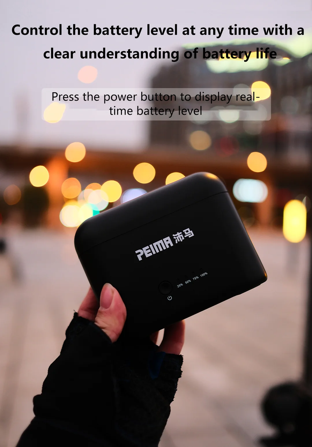 PEAMA PM-W126S 10000mah Camera Battery Charger for Fujifilm XT3 XT30 XT2 XS10 XT20 XT100 X100F XA7 XA5,Built in Battery Charging