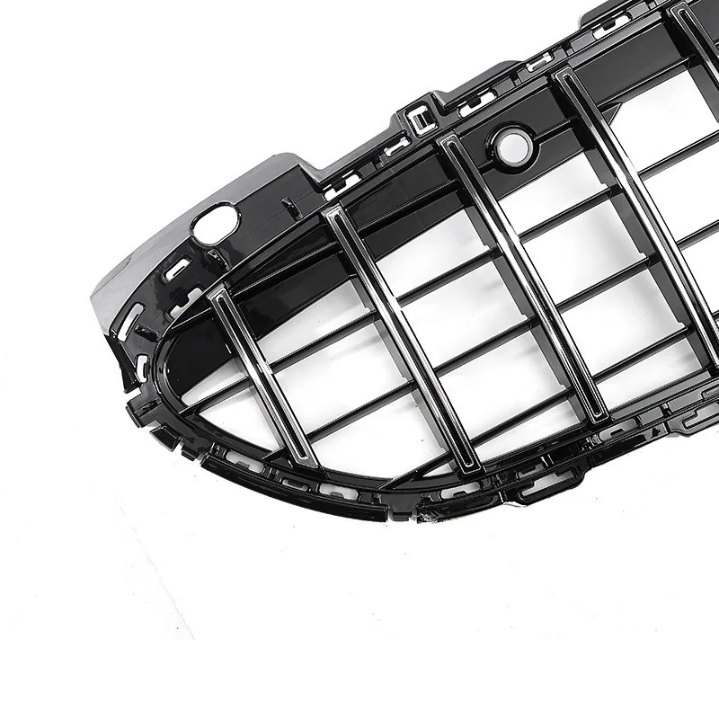 Front Bumper Grille for Mercedes Benz C Class W206 C180 C200 C200d C260 C300 C350 2021-2024 GT Style Honeycomb Accessories view 4