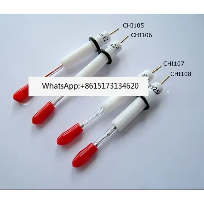 CHI105 12.5um Diameter Gold Disk Microelectrode Metal Working Electrode for Electrochemical Analysis Lab Research