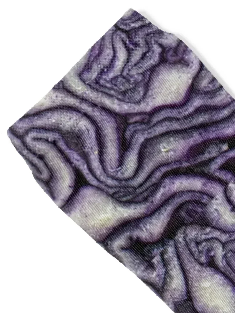 Purple Cabbage Socks funny gifts Heating sock colored funny gift Girl'S Socks Men's