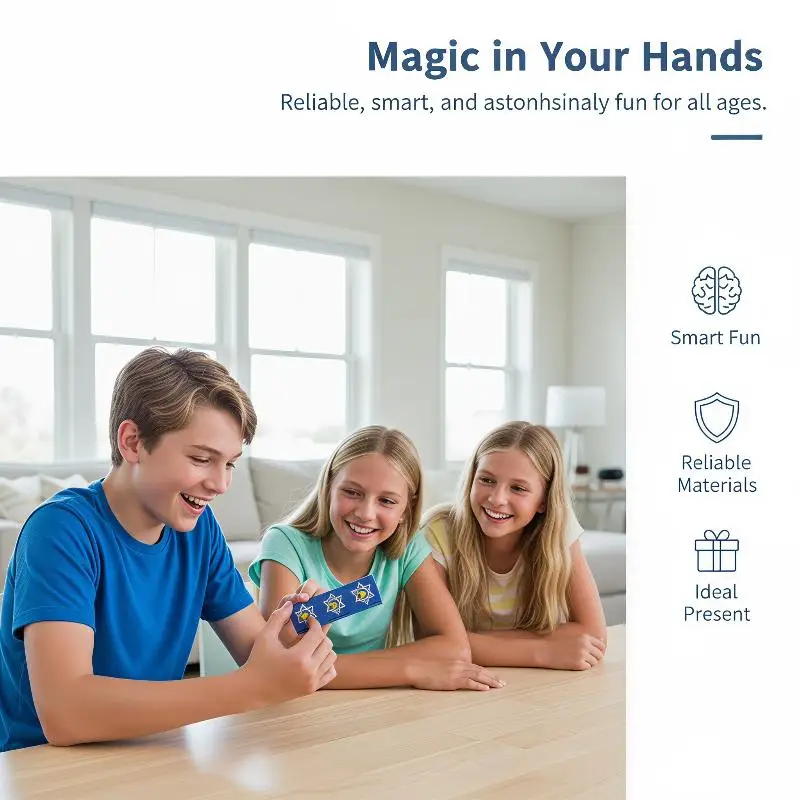 Pencil Penetration Coins Magic Tricks Magia Trick Toys Children Easy Close Up Fun Magic Props Easy To Do