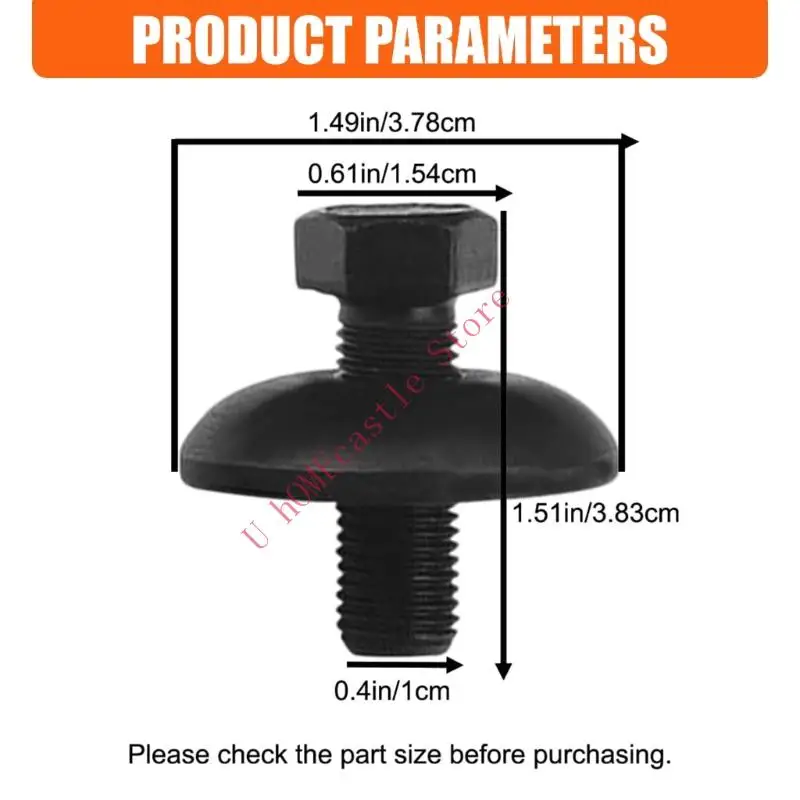 63HF 3Pcs  Stainless Steel 532193003 Mower Blade Fasteners Replacement for 14457 174365 193003 193003-A 532-1930-03 532174365