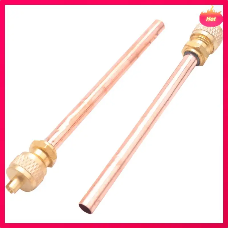 AD-50 Valve 1/4 Inch SAE X 1/4 Inch OD X 4 Inch Stem Core AC Refrigeration