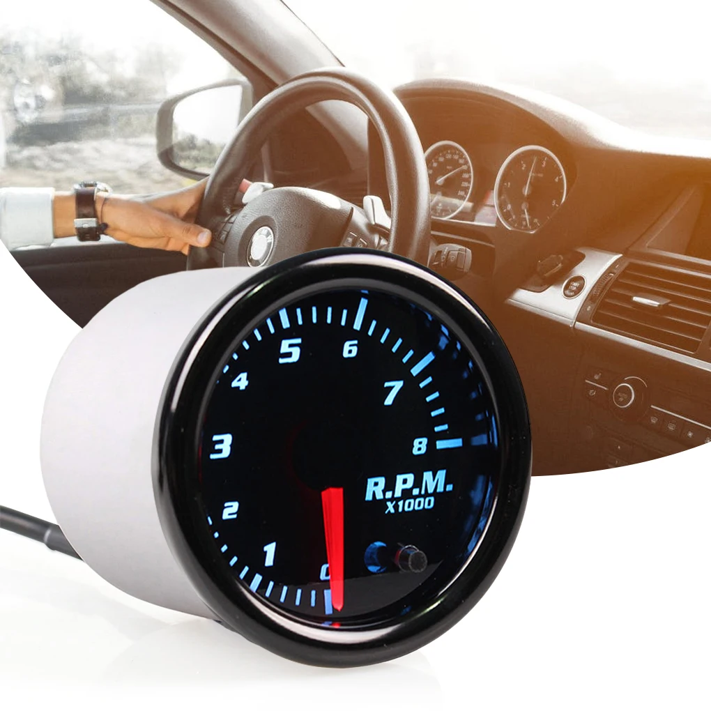Easy-to-Read Car Meter For Accurate Tachometer Readings User-friendly Tachometer Rpm Meter Auto Tachometer Car Gauge