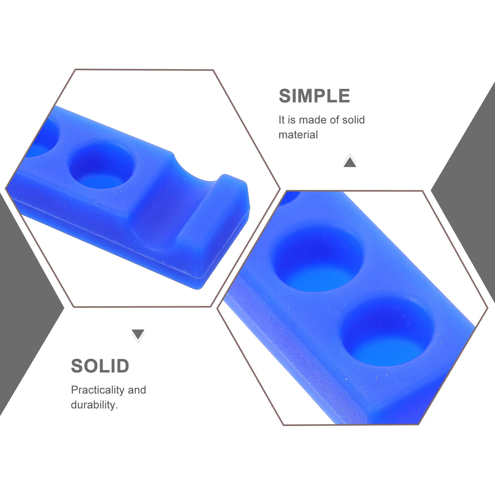 

Color Pigment Holder Stand Silicone Tattoo Ink Cup Organizer For Tattooing Supplies Storage Pen Cotton Swabs Rack