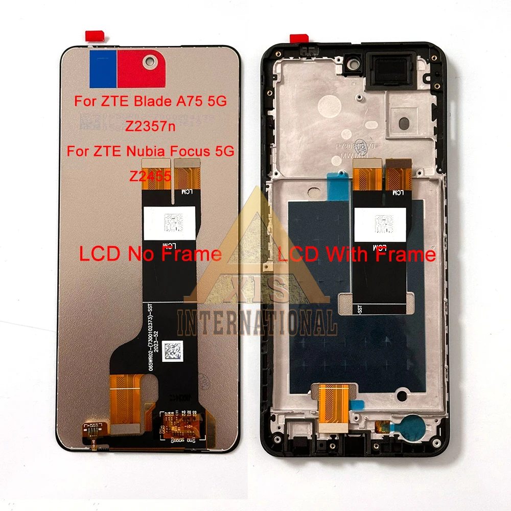 Original For ZTE Blade A75 4G 5G/A35E Display Screen +Touch Panel