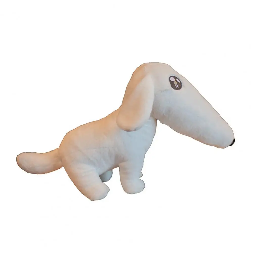 Long-nosed Dog Plush Toy Funny Greyhound Dog Plush Toy for Kids Long Nose Stuffed Ornament Soft Doll Home Decoration Dog Plush