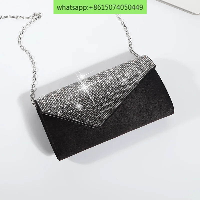 

Rhinestone women's dinner bag, light luxury banquet women's shoulder bag, change cosmetics storage evening gift bag