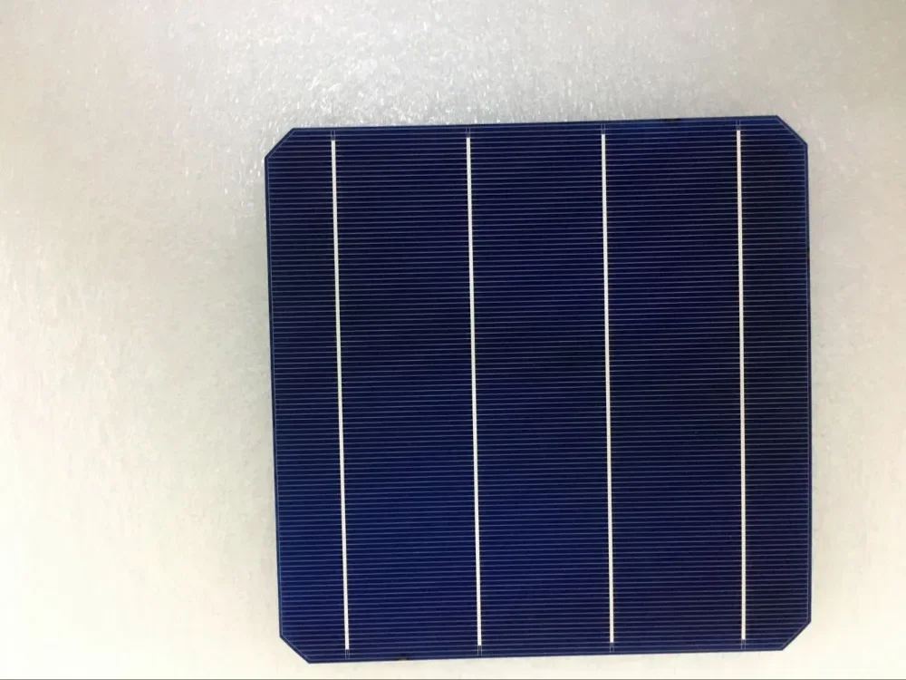 40 Pcs 5W/Pcs Monocrystalline Solar Cell 156.75 * 156.75mm For DIY Photovoltaic Mono Solar Panel