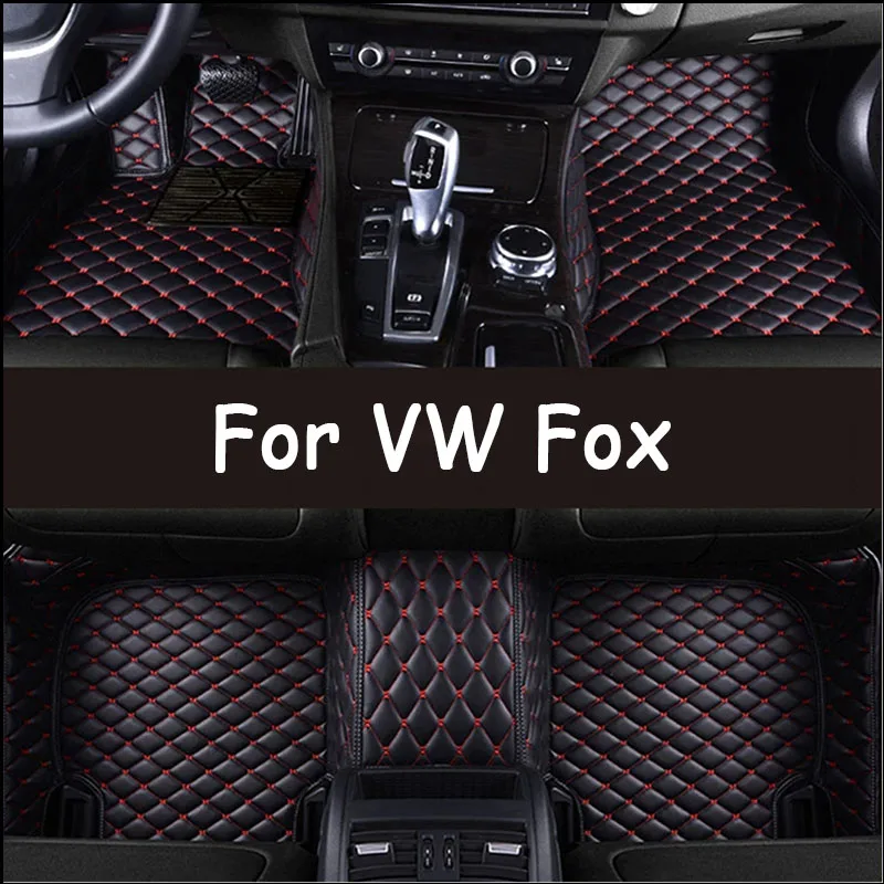 

Автомобильные коврики на заказ для VW Fox 2004, 2005, 2006, 2007, 2008, 2009, 2010, 2011, роскошные кожаные мужские и женские полные покрытия