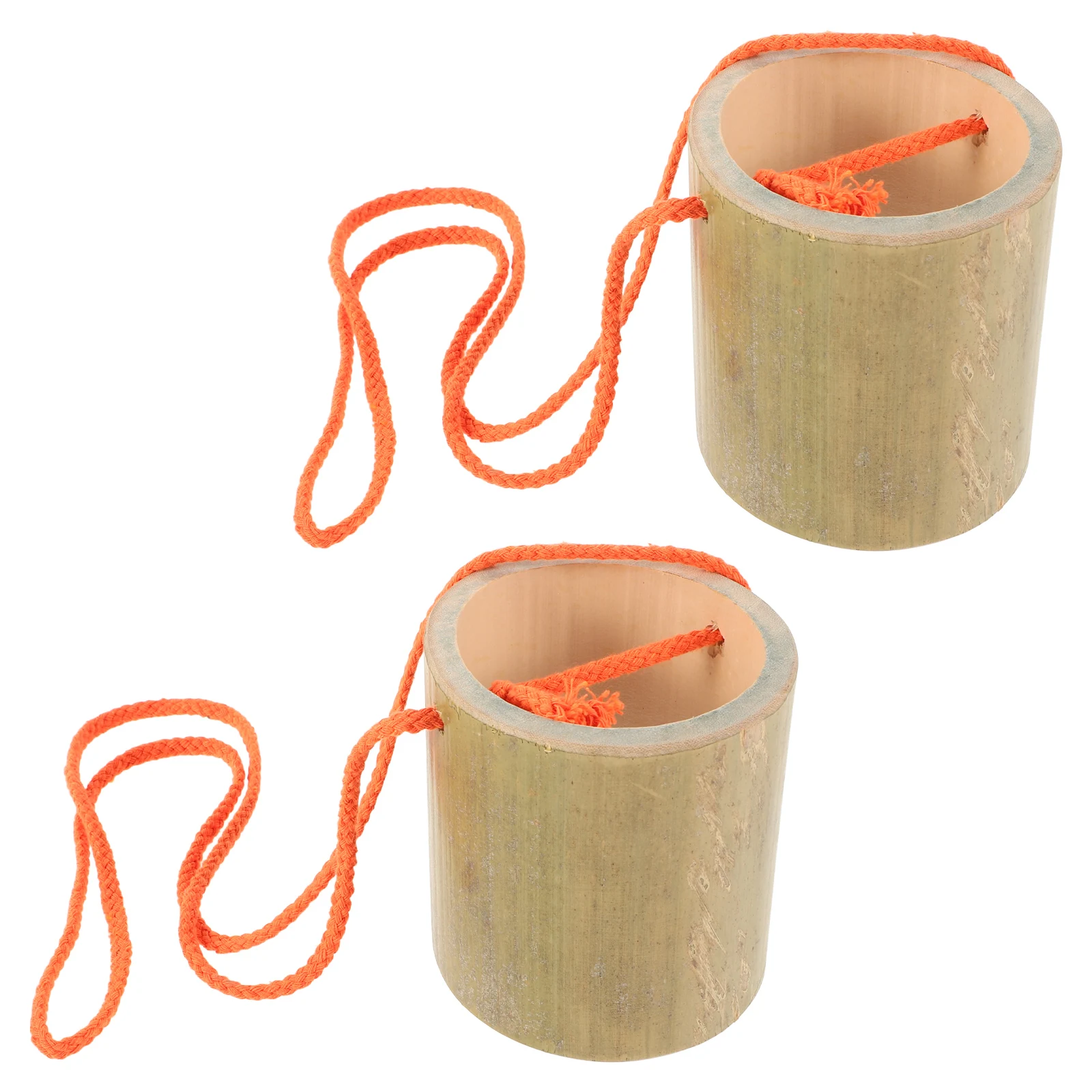 Échasses en bambou pour enfants, 2 pièces, jouet d'équilibre de marche pour tout-petits, jouets interactifs éducatifs pour enfants