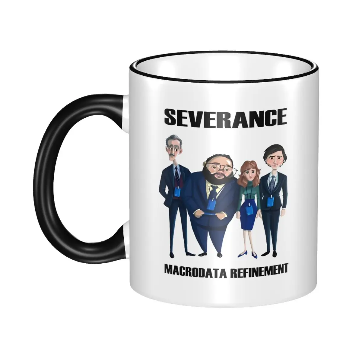 2025 Severance Lumon Macrodata Refinement Merch Mug Novelty Tea Cup