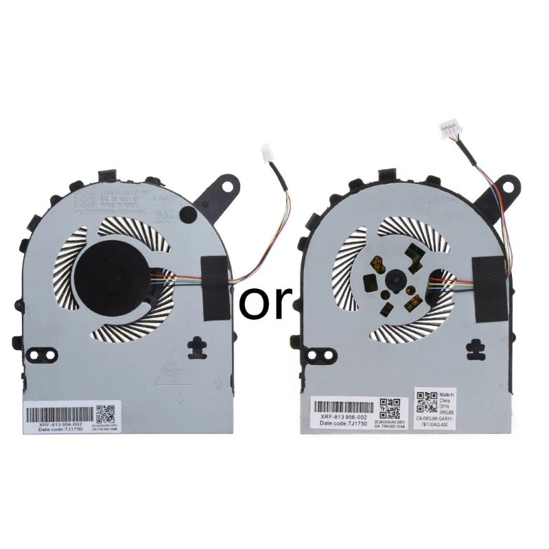 1Piece Replacement CPU Cooling Fan for Dell 14 7000 7460 Notebook Radiator DC5V 0.5A 4pin 4wire Laptop