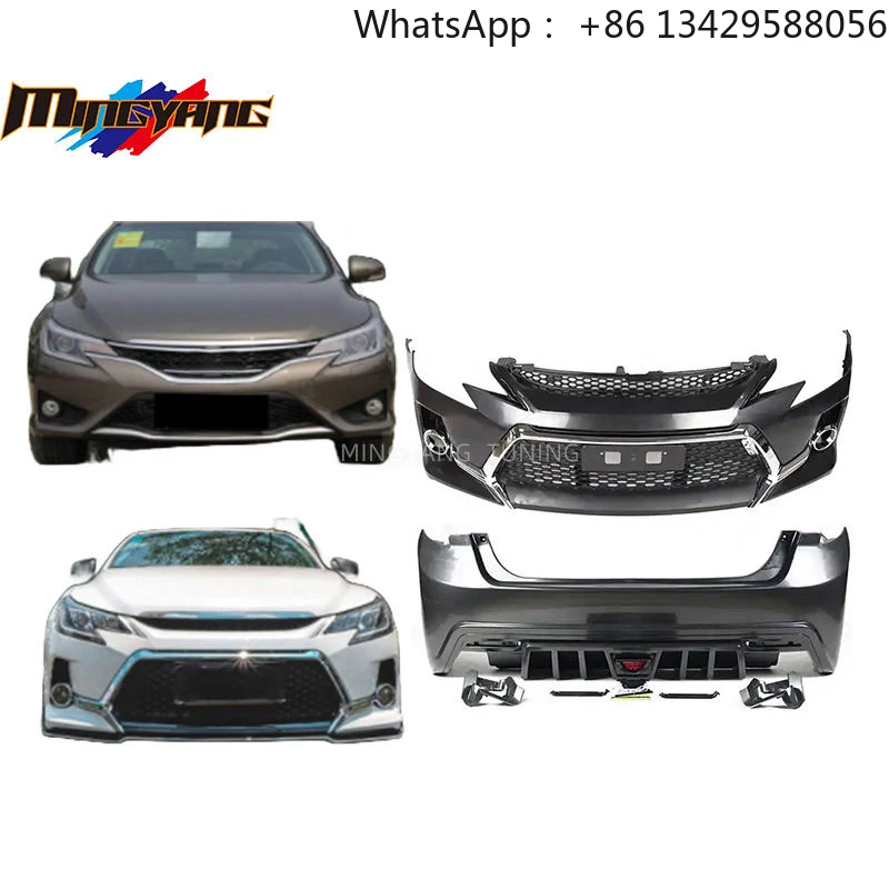 Adesivo plástico para carros, alta qualidade, pp, diseño gs, kit amortiguadores carros para toyota mark x 2010-2018