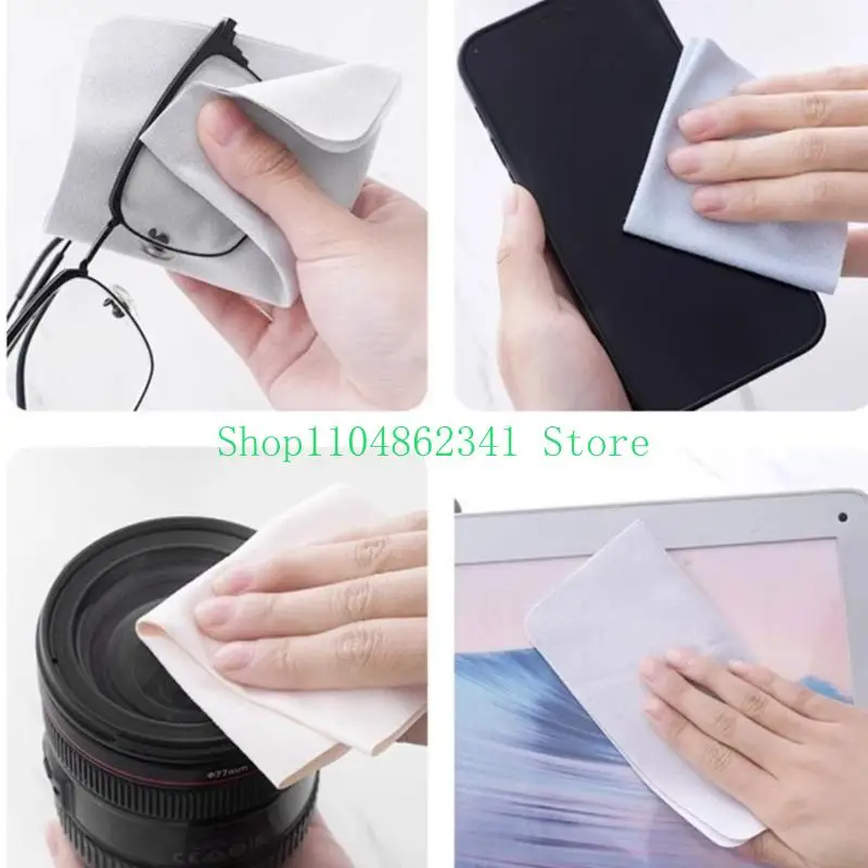 5ASDレンズクリーニングクロスマイクロファイバーすべてのレンズ眼鏡とスクリーンシャモアクロスシャモアマイクロファイバー