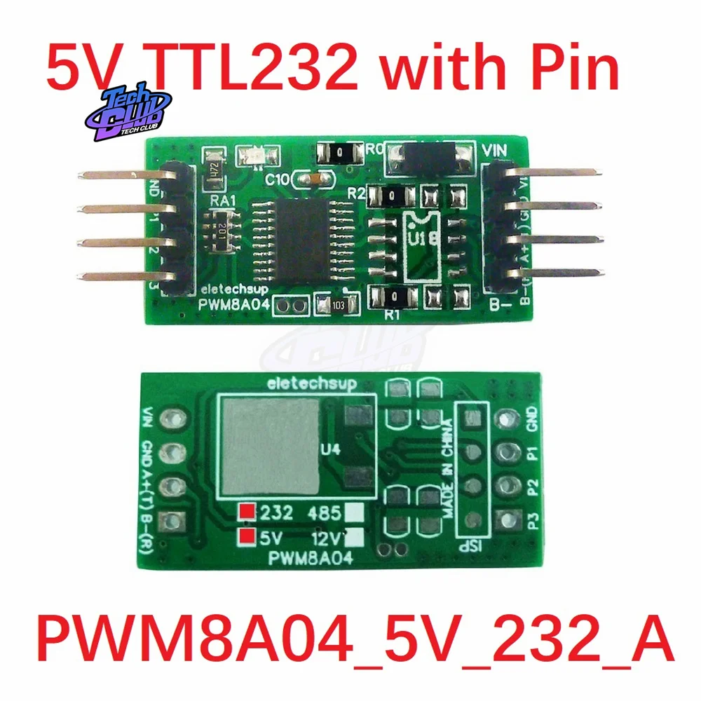 3Ch 1Hz-20kHz Duty Cycle Frequency Adjustable PWM Square Wave Pulse Generator UART RS232 RS485 Bus Modbus Power Supply