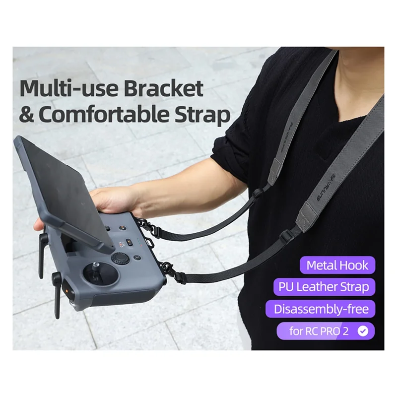 

Optimal Sunnylife для DJI Mavic 4 Pro, ремешок с дистанционным управлением, несъемный ремешок для DJI RC Pro 2, аксессуары для контроллера