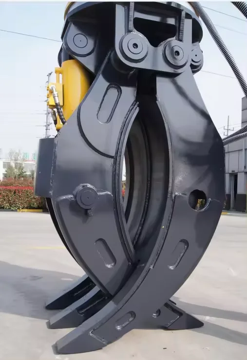 OEM حفارة هيدروليكية تصارع خشبي دوار لآلة الغابات 12-24ton