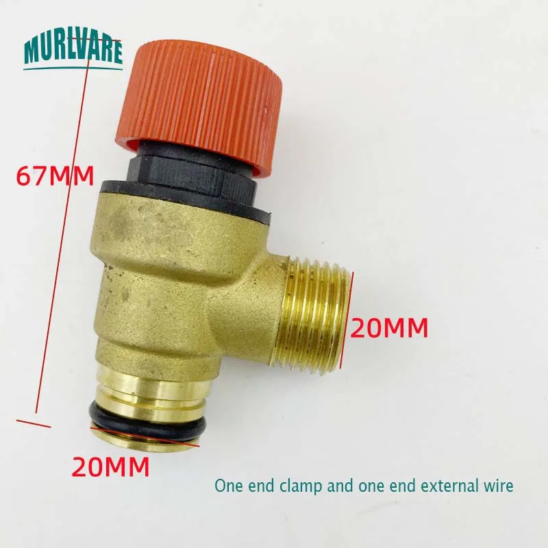 Brass Pressure Relief Valve Bayonet  Safety Valve Drain Relief Switch For Water Heater Boiler