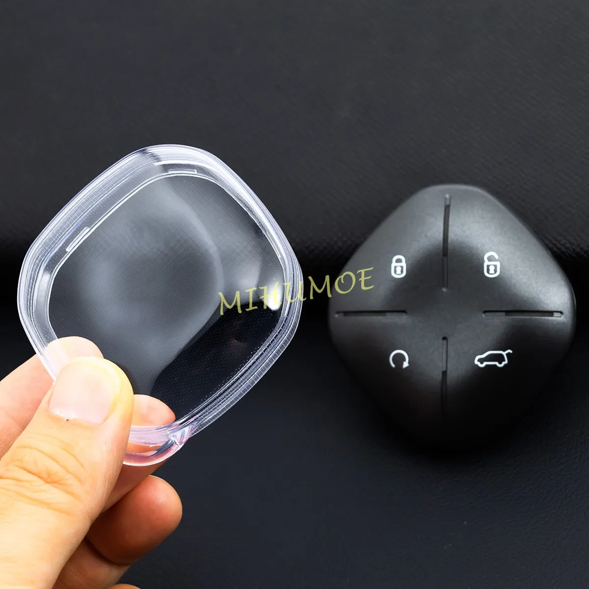 Voor Jetour Dashing 2022 2023 2024 2025 Zwart Transparant Auto Afstandsbediening Sleutel Case Cover Shell Fob Sleutelhanger Accessoires 4 knoppen