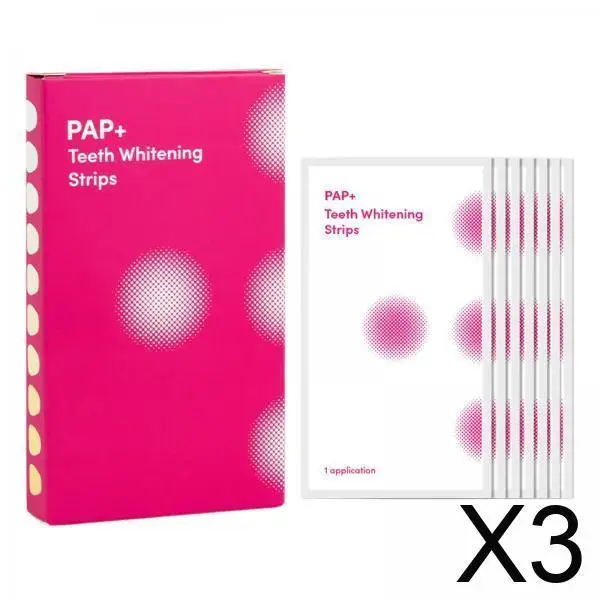 

Teeth Whitening Strips Regular Size Portable Stickers Whitening Dental Kit for Strong Stain Removal for Home Office