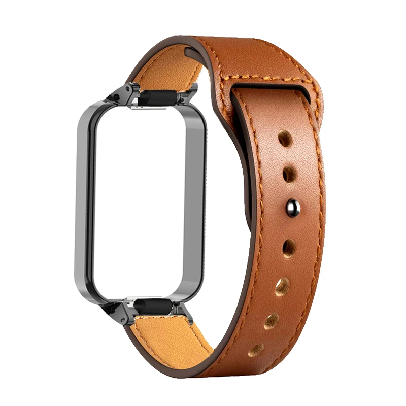 Correa de reloj para Redmi Smart Band 3, funda protectora para Xiaomi Smart Band 9, pulsera activa, cinturón, funda protectora de Metal