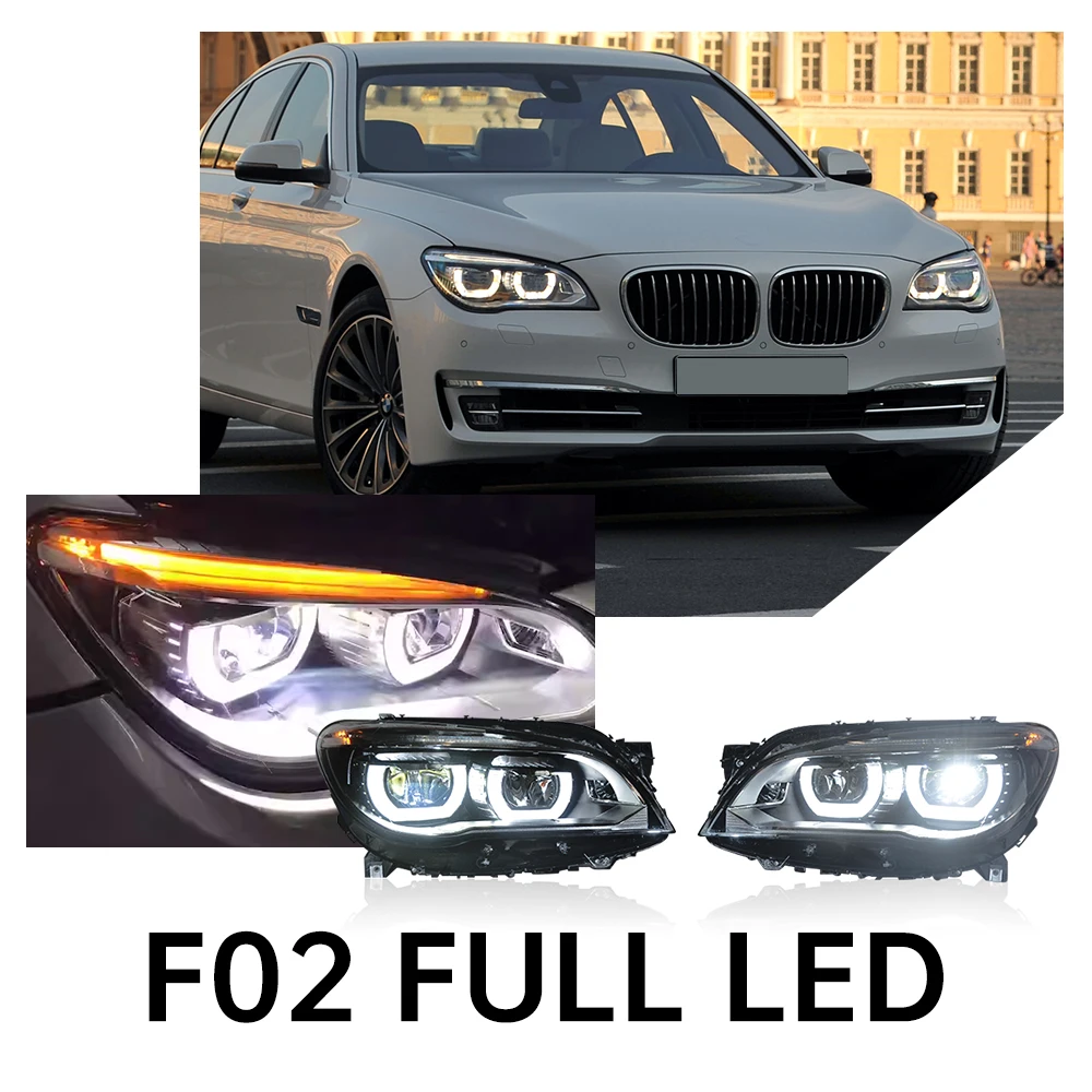 

Car LED Head Light For BMW 7 Series F02 Headlight 2009-2015 Full Head Lamps Projector Lens DRL Automotive Accessories