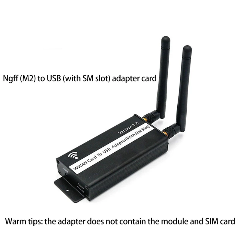 Беспроводной адаптер NGFF M.2 Key B-USB со слотом для Sim-карты для модуля WWAN/LTE/4G для настольного ПК/ноутбука