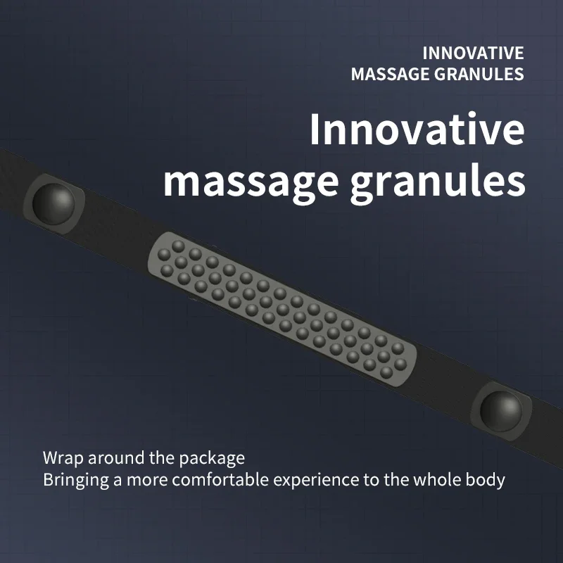 Opladen Multifunctionele vibrerende massageriem Elektrische spierontspanning Fitness Massager Gun Foam Roller voor pijnverlichting