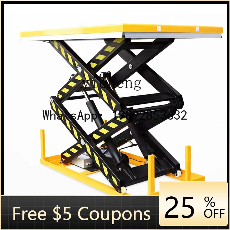 JX    hydraulic lift platform truck electric lift fixed loading and unloading table household scissor lift