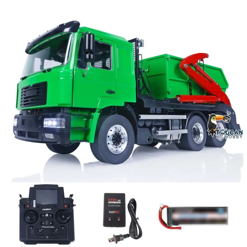 1/14 الهيدروليكية RC تخطي محمل توكان شاحنة مطلية VL18U F2000 سوينغ الذراع تحميل قلابة تجميعها نموذج ث/ 4-way عكس صمام