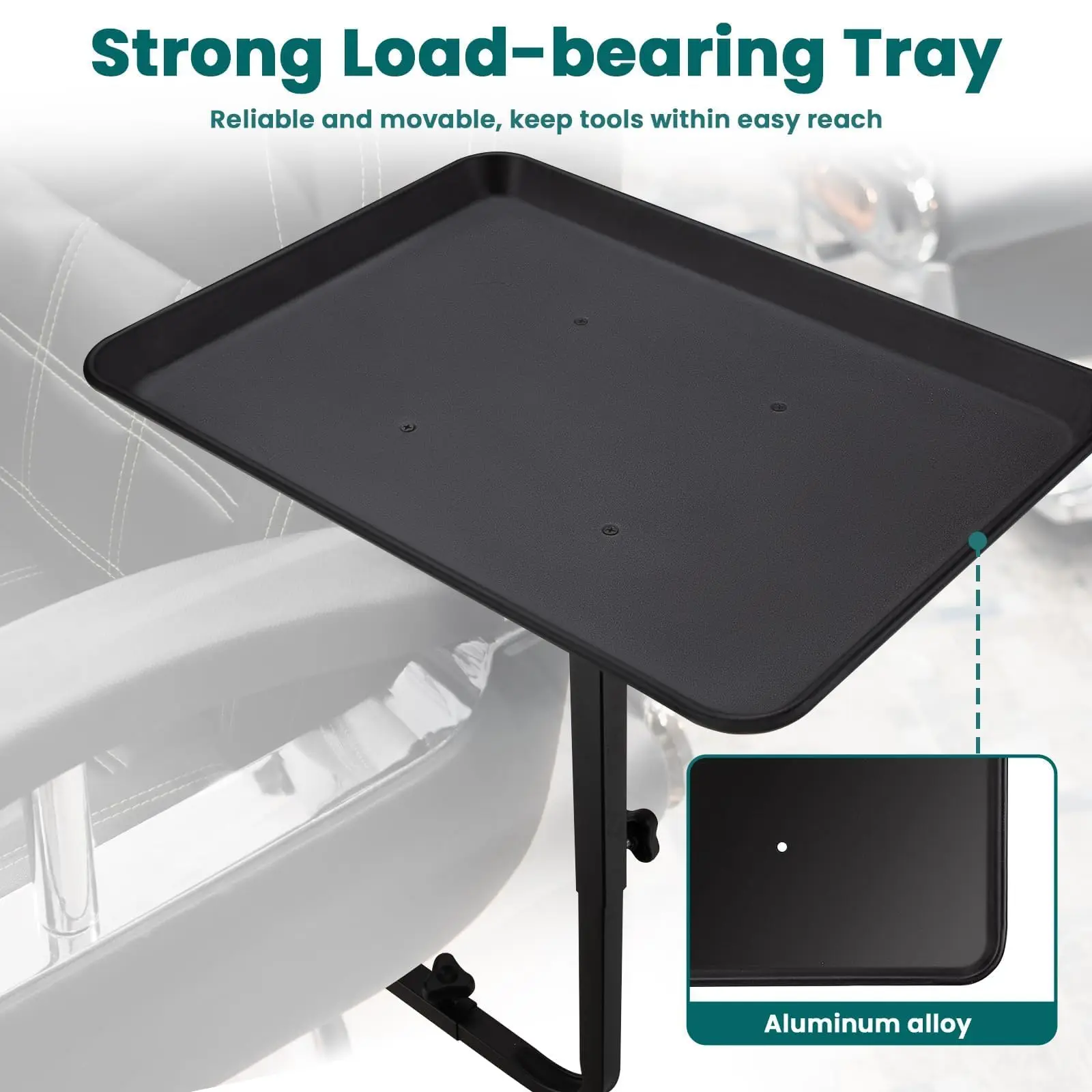 صينية صالون مرفقة بالكرسي، صينية صالون لمصففي الشعر، صينية كرسي حلاقة دوارة 360 درجة لأدوات تصفيف الشعر، شالونات الصالون