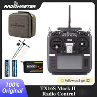 RadioMaster TX16S MKII V4.0 Hall Gimbals FCC 16CH ELRS 2.4G 4in1 Transmitter Remote Control with RP1 Receiver EDGETX OPENTX