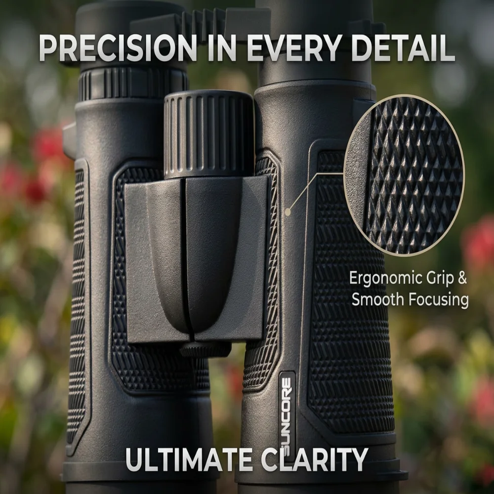 15X56 HD Portable Binoculars High Power for Hunting Birding Camping