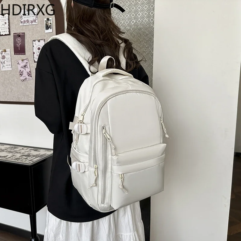 Neue Leinwand Frauen Rucksack Studenten Schult aschen für Mädchen Teenager niedlich hochwertige Schult asche lässige Handtaschen große Kapazität